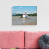 Esopus Meadows Lighthouse, New York Canvas Print Leinwanddruck (Insitu (Wohnzimmer))