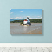Esopus Meadows Lighthouse, New York Canvas Print Leinwanddruck (Insitu (Holzboden))