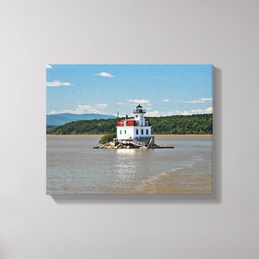 Esopus Meadows Lighthouse, New York Canvas Print Leinwanddruck (Vorderseite)
