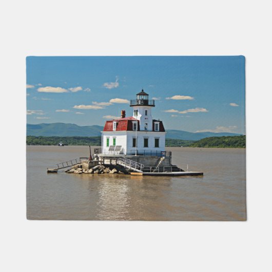Esopus Meadows Lighthouse, New York Door Mat Fußmatte (Vorderseite)