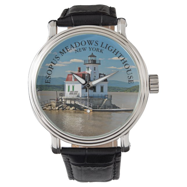 Esopus Meadows Lighthouse, New York eWatch Armbanduhr (Vorderseite)