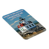 Esopus Meadows Lighthouse, New York Foto Magnet (Rechte Seite)