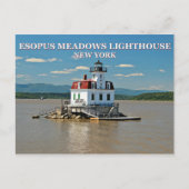 Esopus Meadows Lighthouse, New York Postcard Postkarte (Vorderseite)
