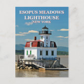 Esopus Meadows Lighthouse, New York Postcard Postkarte (Vorderseite)