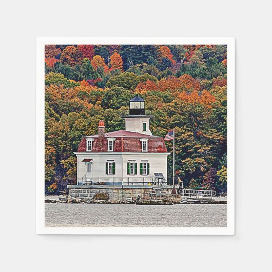 Esopus Meadows Lighthouse Serviette (Vorderseite)