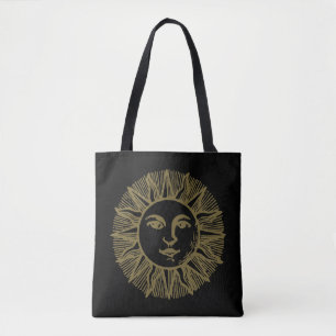 Esoteric Black Gold Sun Tasche