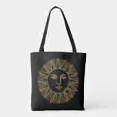 Esoteric Black Gold Sun Tasche (Rückseite)