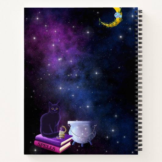 Esoteric Crystal Witchcraft Book Gothic Grimoire Notizblock (Rückseite)