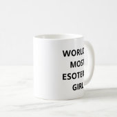 Esoteric Girl Kaffeetasse (VorderseiteRechts)