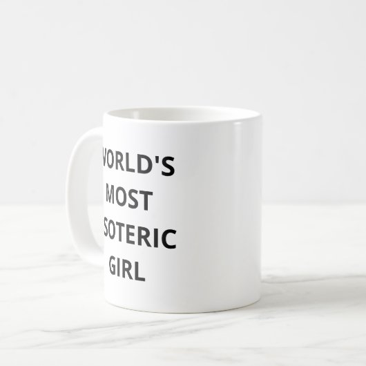 Esoteric Girl Kaffeetasse (Vorderseite Links)