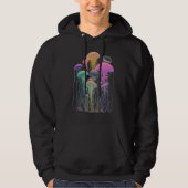 Esoteric Jellyfish Crystals Cute Illustration 1 Hoodie (Vorderseite)