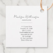 Esoteric Mandala Holistic Metaphysical Boho Bright Geschenkanhänger (Rückseite)