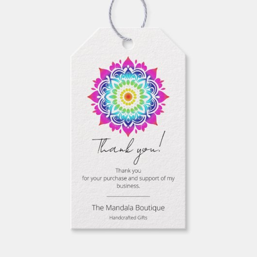 Esoteric Mandala Holistic Metaphysische Vielen Dan Geschenkanhänger (Vorderseite)