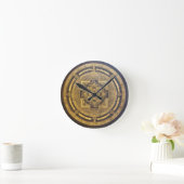 ESOTERIC MANDALA WALL CLOCK DESIGN RUNDE WANDUHR (Zuhause)