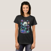 Esoteric Panda Crystals Cute Illustration  1 T-Shirt (Vorne ganz)