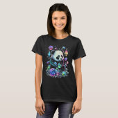 Esoteric Panda Crystals Niedlich Illustration 1 T-Shirt (Vorne ganz)