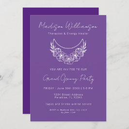 Esoteric Psychic Modern Moon Business Event Einladung