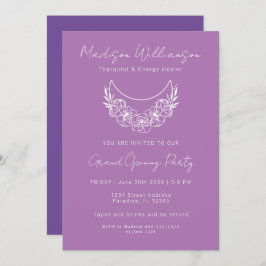 Esoteric Psychic Modern Moon Business Event Einladung