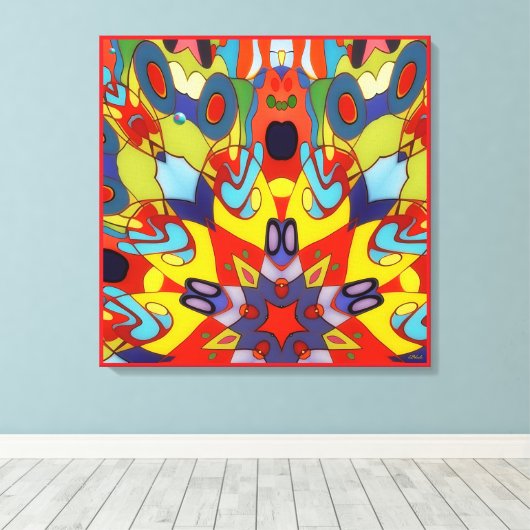 Esoteric Scream Leinwanddruck (Insitu (Holzboden))