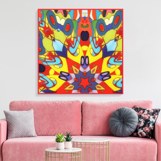 Esoteric Scream Leinwanddruck (Insitu (Wohnzimmer))