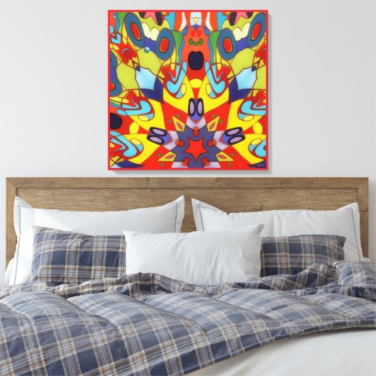 Esoteric Scream Leinwanddruck (Insitu (Schlafzimmer))