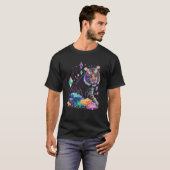 Esoteric Tiger Crystals Cute Illustration 2 T-Shirt (Vorne ganz)