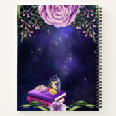 Esoteric Witchcraft Sketchbook Grimoire Lila Notizblock (Rückseite)