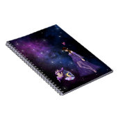 Esoterische Hexenkraft Magick Lila Geschenk für He Notizblock (Rechte Seite)