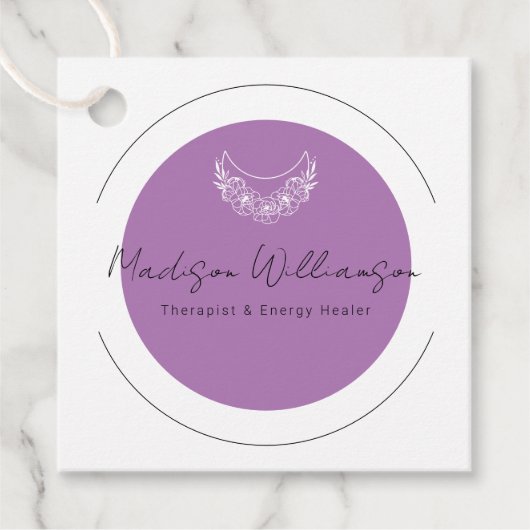 Esoterische Psychische Moderne Minimalistische Hal Geschenkanhänger (Vorderseite)