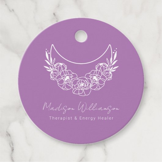 Esoterische Psychische Moderne Minimalistische Hal Geschenkanhänger (Vorderseite)