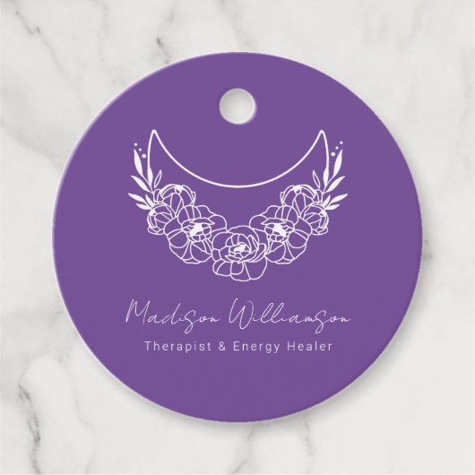 Esoterische Psychische Moderne Minimalistische Hal Geschenkanhänger (Vorderseite)