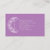 Esoterische Psychische Moderne Minimalistische Hal Visitenkarte (Rückseite)