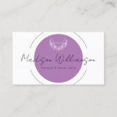 Esoterische Psychische Moderne Minimalistische Hal Visitenkarte (Vorderseite)