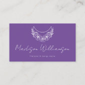 Esoterische Psychische Moderne Minimalistische Hal Visitenkarte (Vorderseite)