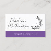 Esoterische Psychische Moderne Minimalistische Hal Visitenkarte (Vorderseite)