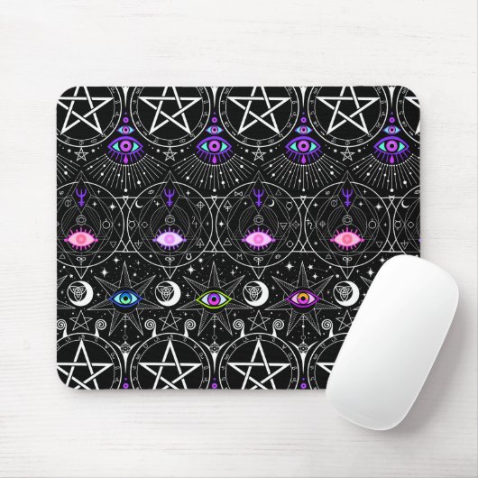 Esoterische Symbole Mousepad (Mit Mouse)