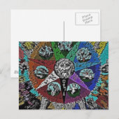 ESOTERISCHER STAR POSTKARTE (Vorne/Hinten)