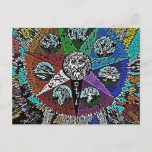 ESOTERISCHER STAR POSTKARTE