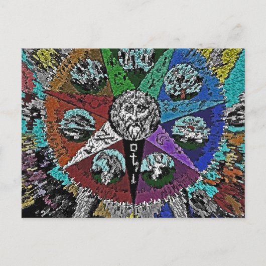 ESOTERISCHER STAR POSTKARTE (Vorderseite)