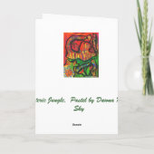 Esoterisches Jungle-Exemplar, Frohe Weihnachten (Rückseite)