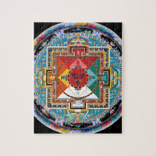 ESOTERISCHES STRAHLENDES MANDALA PUZZLE