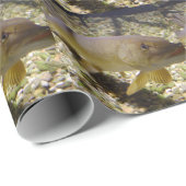 Esox lucius geschenkpapier (Rolleneckpunkt)