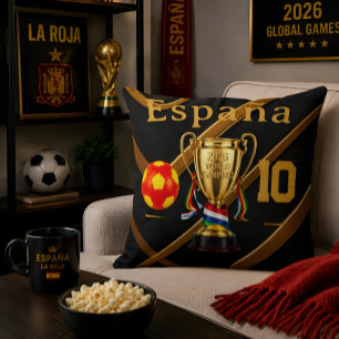 España 2026 Global Games: Gold Ribbon Premium 10 Kissen