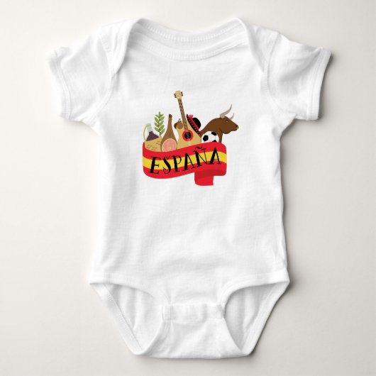 Espana Baby Strampler (Vorderseite)