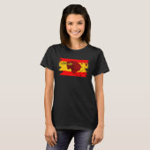 Espana Bull Fight for Taurus and Spain Flag T-Shirt (Vorne ganz)