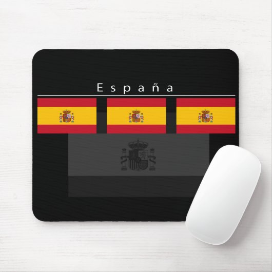 Espana-Flagge Mousepad (Mit Mouse)
