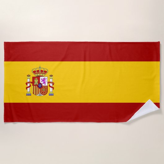 España-Flagge Strandtuch (Vorderseite)