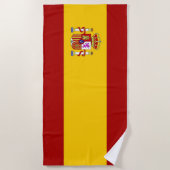 España-Flagge Strandtuch (Vorderseite)