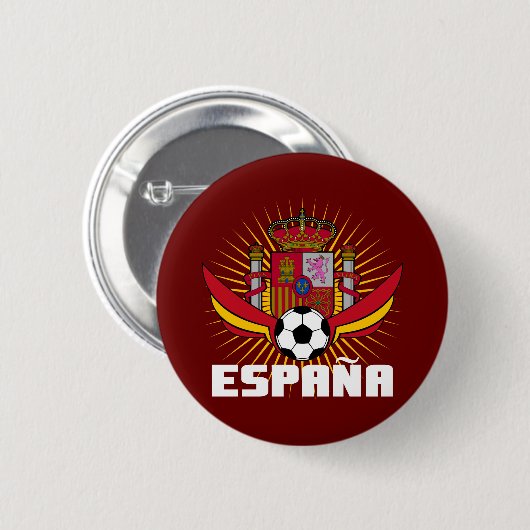 España Fußball Button (Vorne & Hinten)