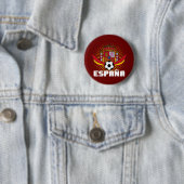 España Fußball Button (Beispiel)